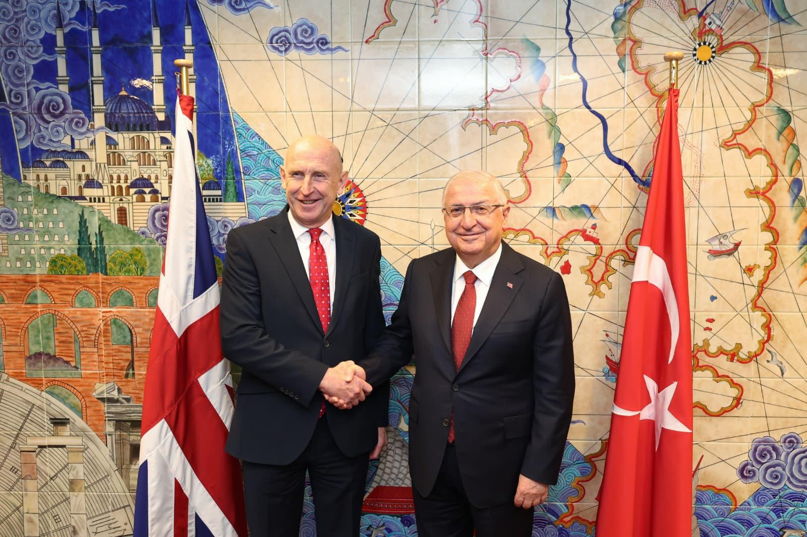 Bakan Yaşar Güler, İngiltere Savunma Bakanı John Healey İle Görüştü