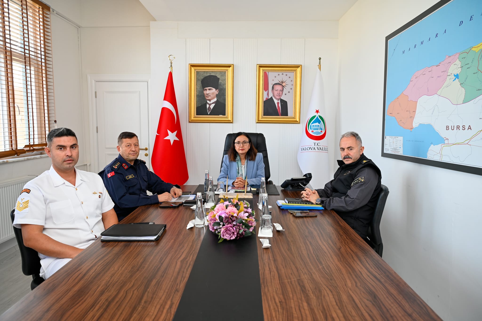 Yalova’da Güvenlik Güçleri Koordinasyon Toplantısı: Suç Oranlarında Düşüş