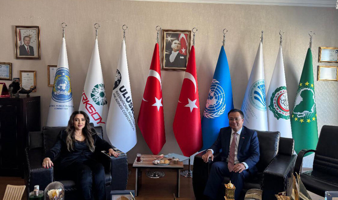 Kamboçya Büyükelçisi Sok Chea’dan ULUSKON Başkanı Nezaket Emine Atasoy’a Ziyaret ANKARA / TEKHA Kamboçya