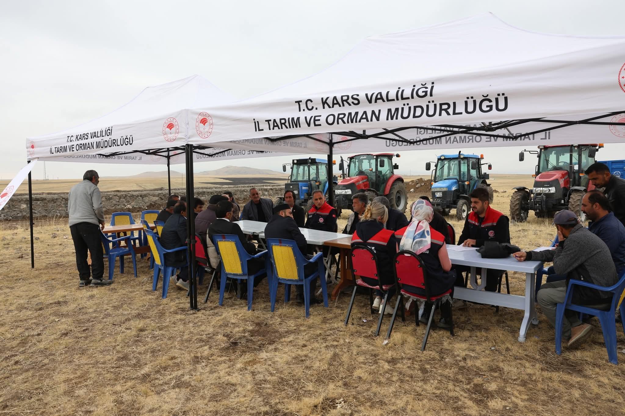 Kars Tarım İl Müdürü Enver Aydın, Yetiştiricilerle Buluştu
