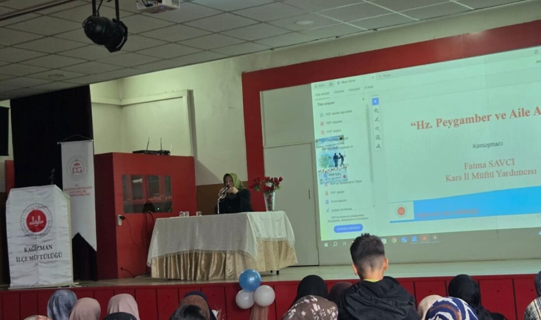 Kağızman’da Hanımlara Yönelik Mevlid-i Nebi Konferansı Düzenlendi CEM DAŞDELEN- KARS /