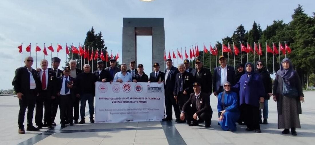 Bir Vefa Yolculuğu: Şehit Yakınları ve Gazilerle Kars’tan Çanakkale’ye Anlamlı Ziyaret CEM DAŞDELEN- KARS /