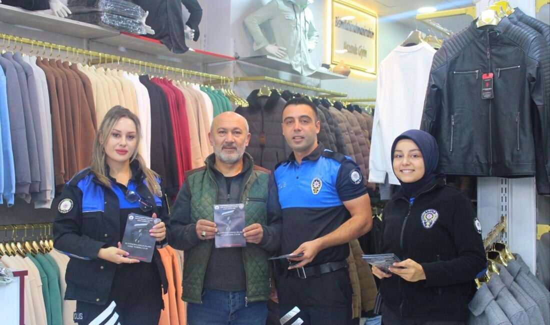 Kars Emniyeti Esnafı Hırsızlık ve Dolandırıcılığa Karşı Bilgilendirdi CEM DAŞDELEN- KARS /