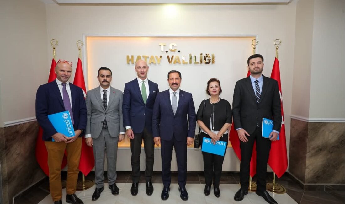 UNICEF Heyetinden Hatay Valisi Mustafa Masatlı’ya Ziyaret Hüseyin ZORKUN – HATAY