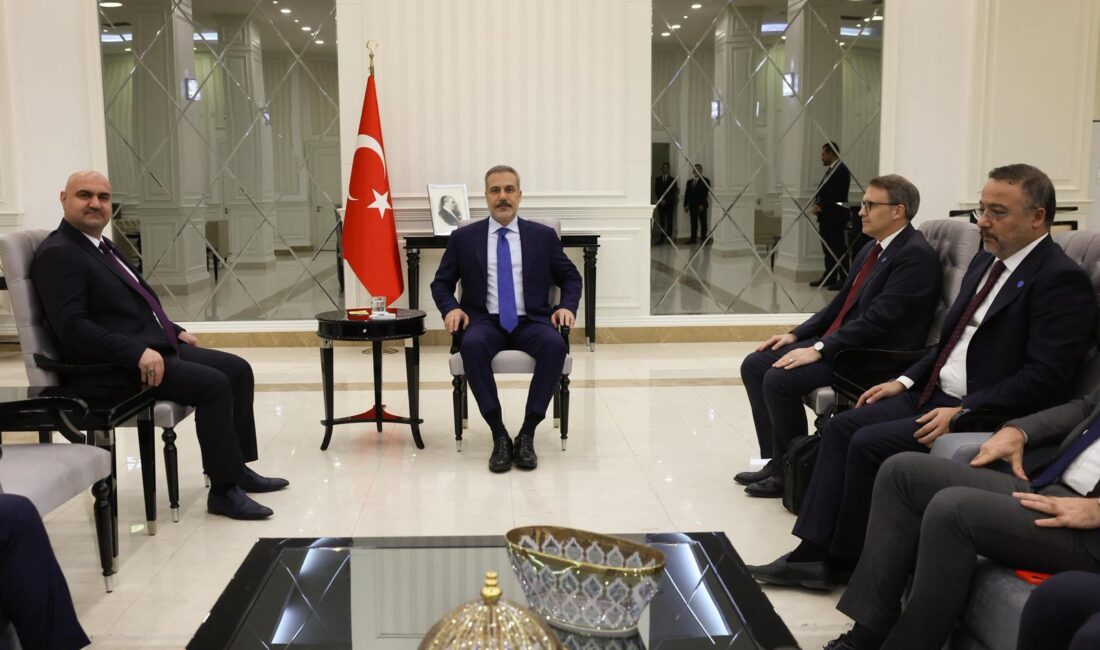 Bakan Hakan Fidan, Irak Türkmen Cephesi Başkanı Ağaoğlu İle Görüştü IRAK / TEKHA Dışişleri