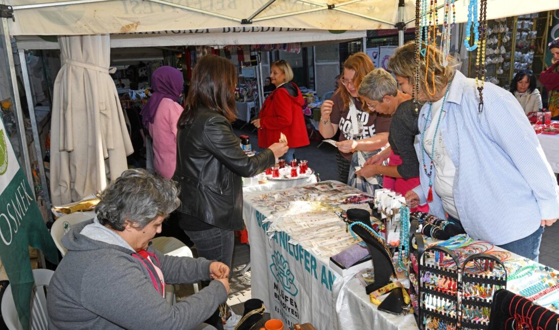 Osmangazi’de Kadın Girişimciler Sokağı Yeniden Kapılarını Açtı BURSA / TEKHA El