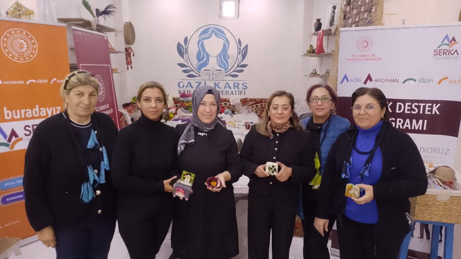 Gazi Kars Kadın Kooperatifi Keçe Projesi’ne Başladı