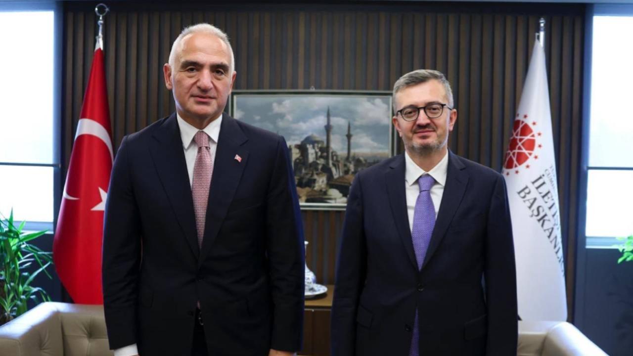 Kültür ve Turizm Bakanı Ersoy’dan İletişim Başkanlığına Ziyaret