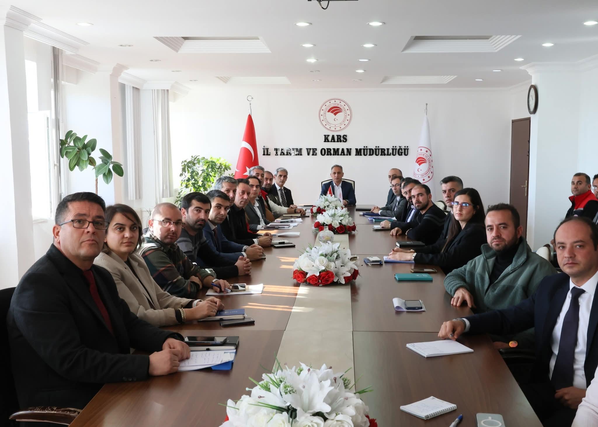 Kars’ta Tarım Değerlendirme Toplantısı Gerçekleştirildi