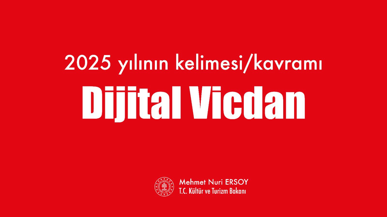 2025 Yılının Kelimesi Belli Oldu: ‘Dijital Vicdan’