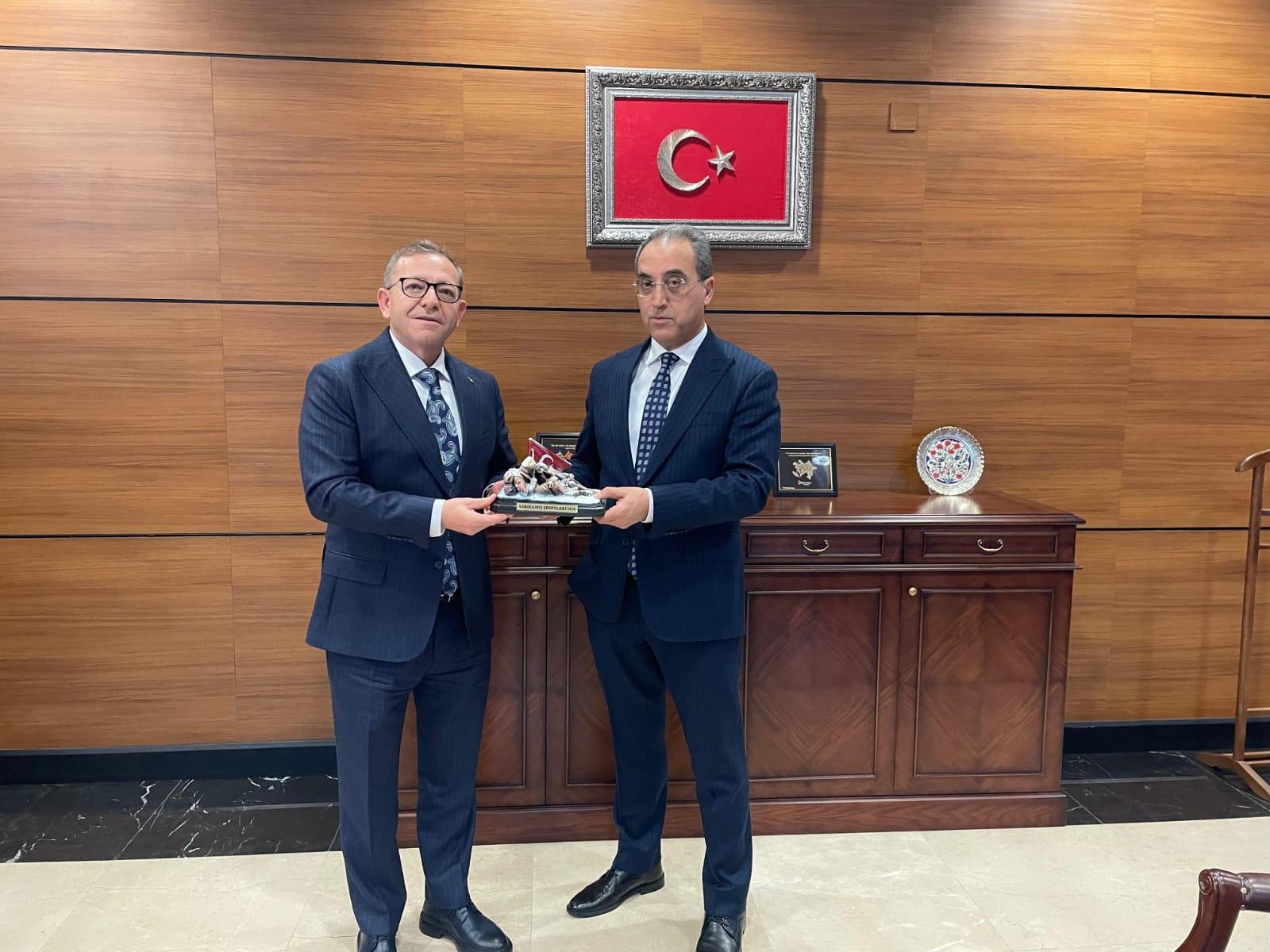 Kars Valisi Ziya Polat’tan Nahçıvan Başkonsolosu Asip Kaya’ya Ziyaret