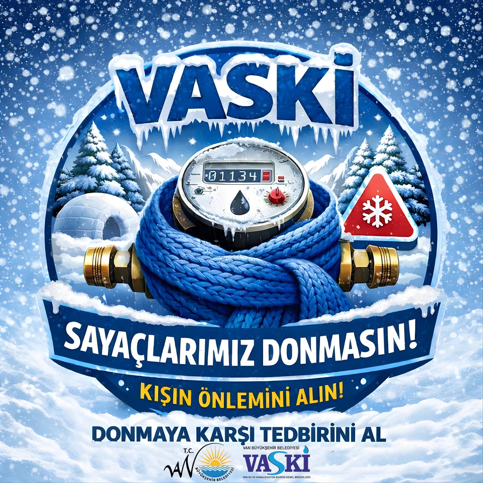 ASKİ’den Su Sayaçları İçin Don Uyarısı