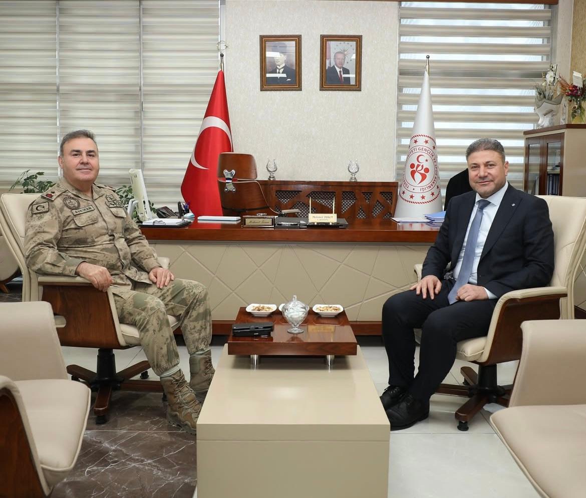 Van’da Kurumlar Arası İş Birliği: Tuğgeneral Avkıran’dan İl Müdürü Tosun’a Ziyaret
