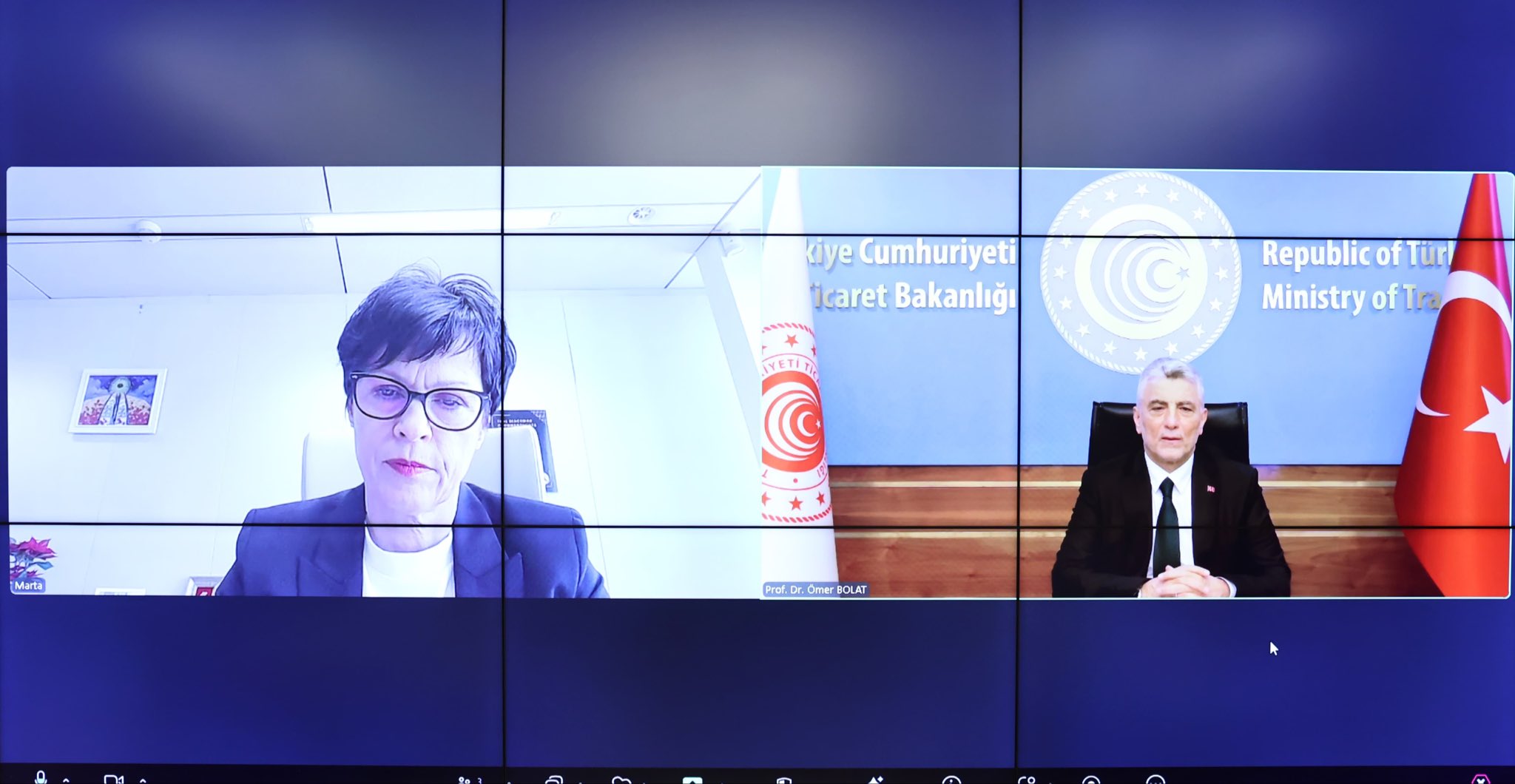 Bakan Bolat, Avrupa Komisyonu Üyeleri ile “Made in EU” ve Gümrük Birliği’ni Görüştü