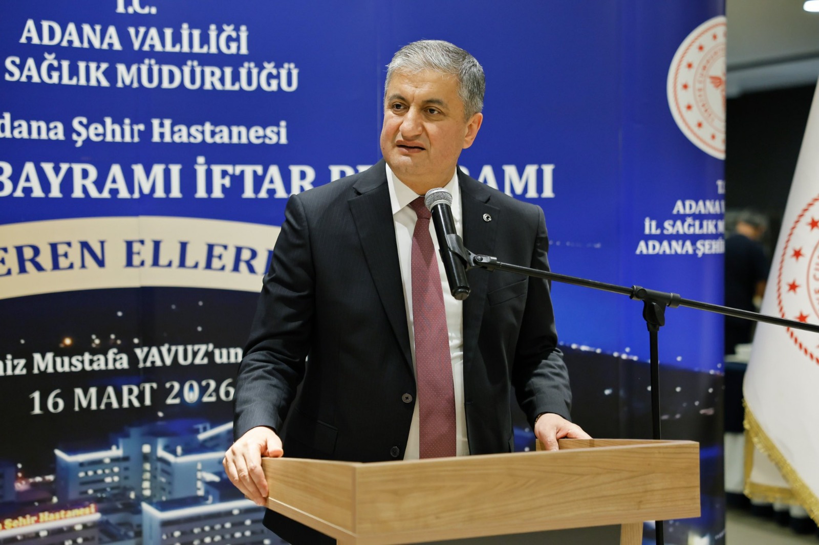 Adana Valisi Mustafa Yavuz, Sağlık Çalışanlarıyla İftar Programında Buluştu