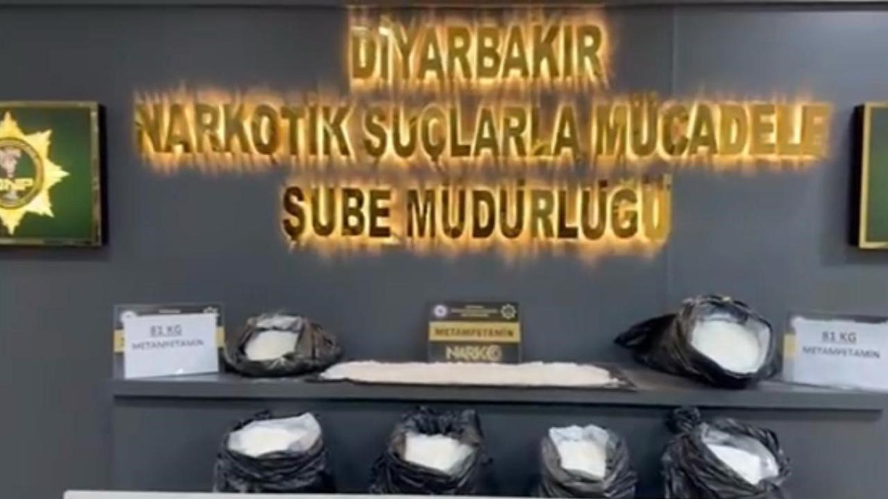 Diyarbakır’da Durdurulan Tırda 81 Kilogram Sentetik Uyuşturucu Ele Geçirildi