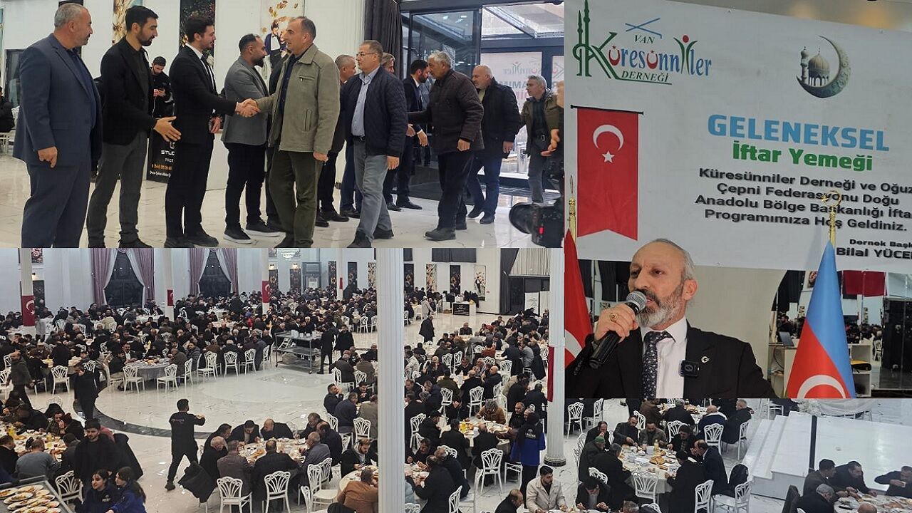 Van Küresünniler Derneği İftarda Bir Araya Geldi Van’da faaliyet gösteren Küresünniler