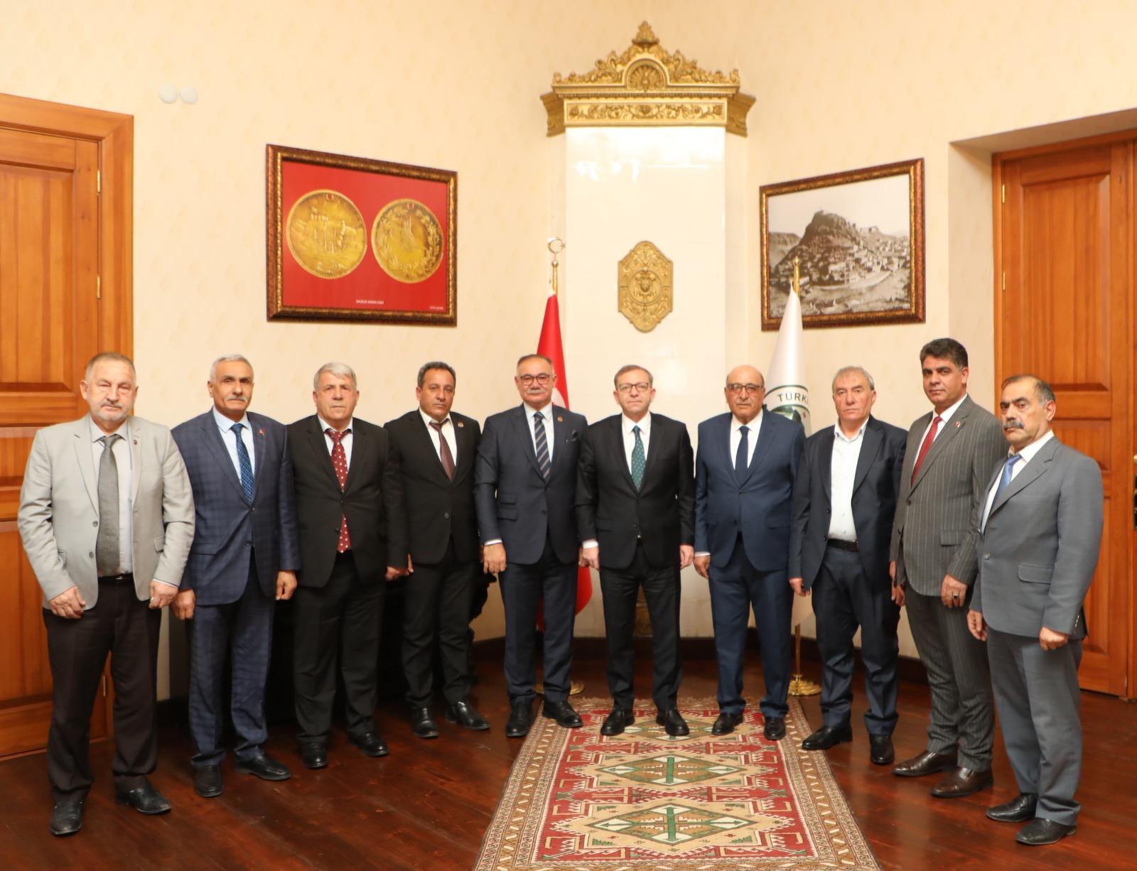 Vali Polat, İl Genel Meclisi Başkanı Arslan Ve Üyelerini Kabul Etti CEM DAŞDELEN- KARS /