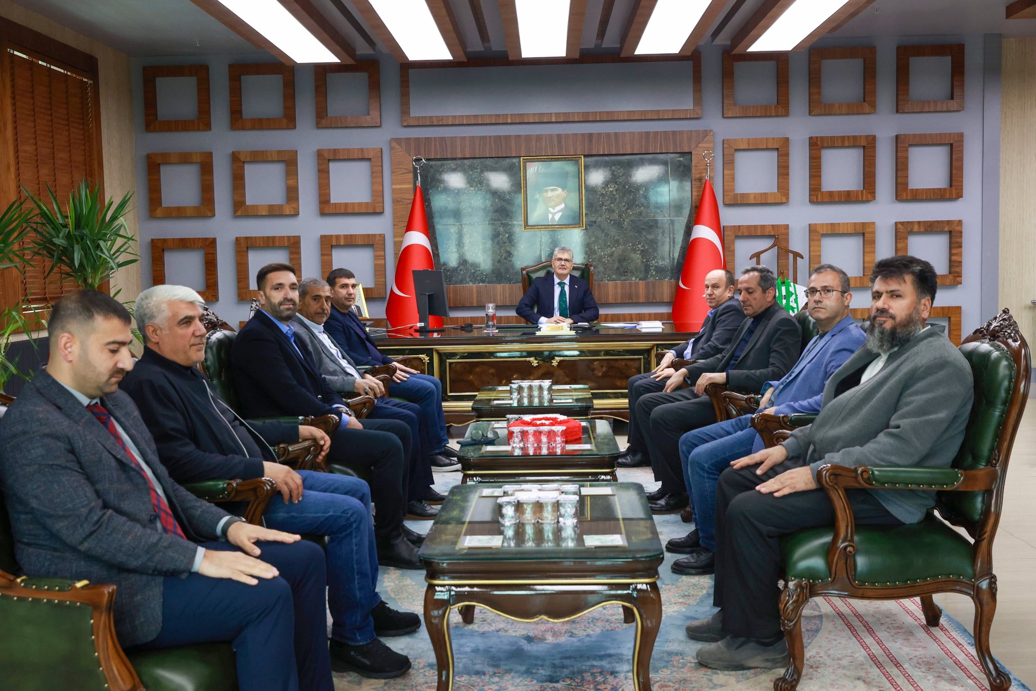 Bingöl OSB Müteşebbis Heyetinden Vali Cahit Çelik’e Ziyaret