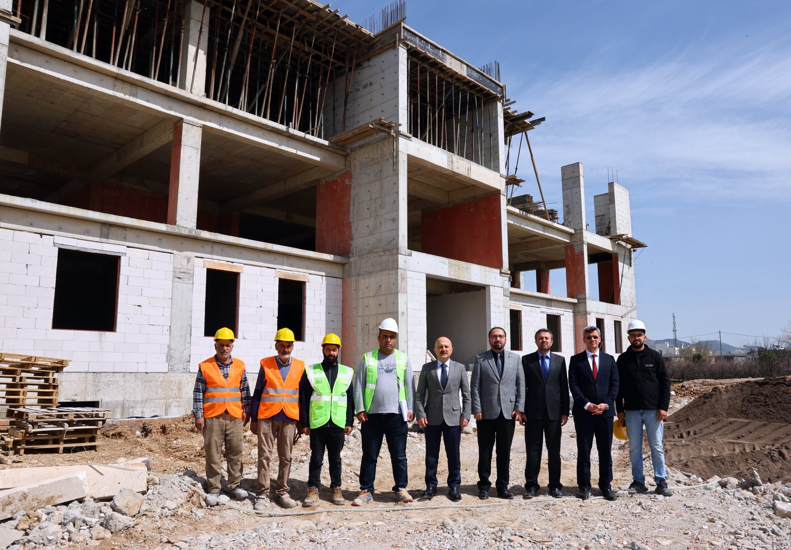 Vali Dr. Osman Varol’dan İl Müftülüğü Yeni Hizmet Binası İnşaatına İnceleme