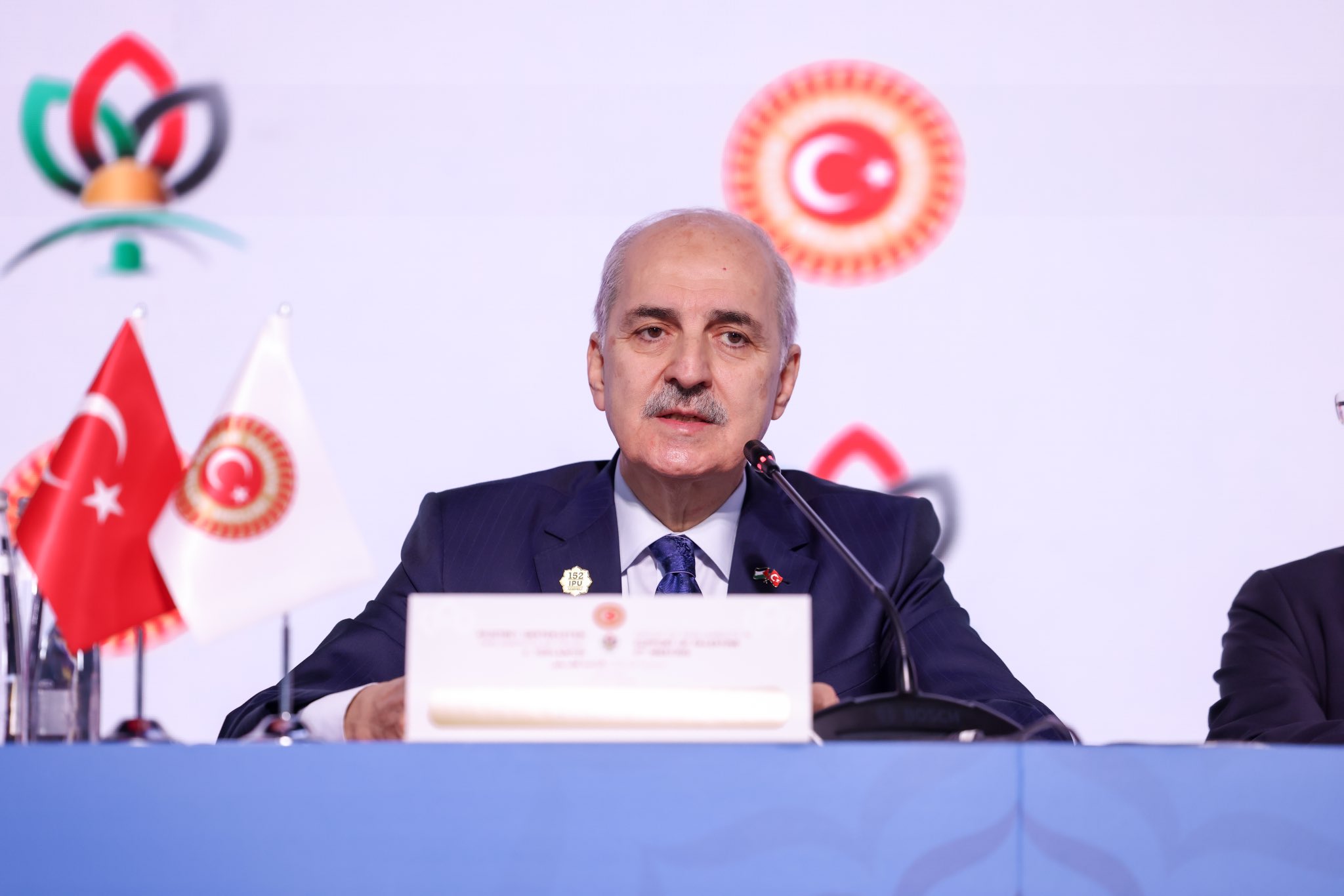 TBMM Başkanı Numan Kurtulmuş: “İki Devletli Siyasi Ufuk Artık Hayata Geçirilmeli”