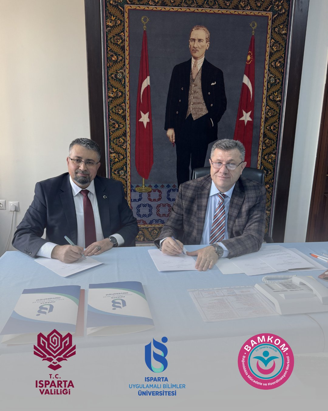 Isparta’da Bağımlılıkla Mücadele Seferberliği: Sempozyum İçin İmzalar Atıldı