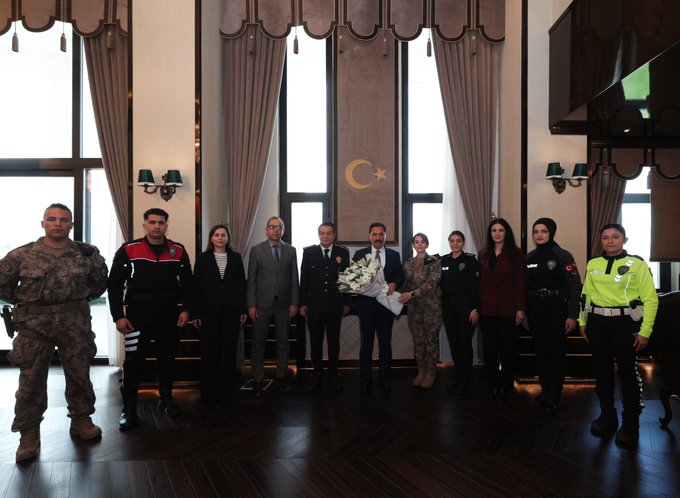 Vali Mustafa Masatlı Türk Polis Teşkilatının 181. Kuruluş Yıl Dönümünü Kutladı