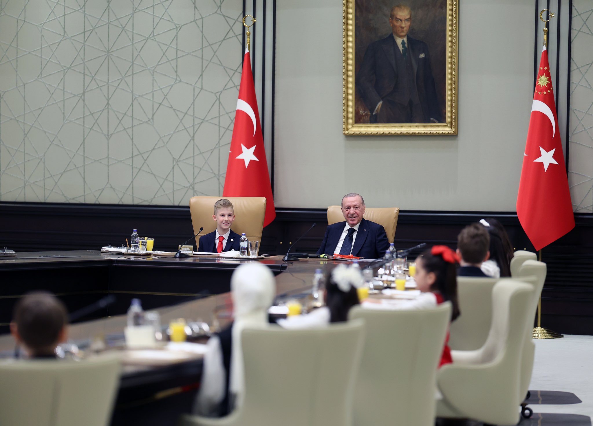 23 Nisan Kabulünde Cumhurbaşkanı Erdoğan