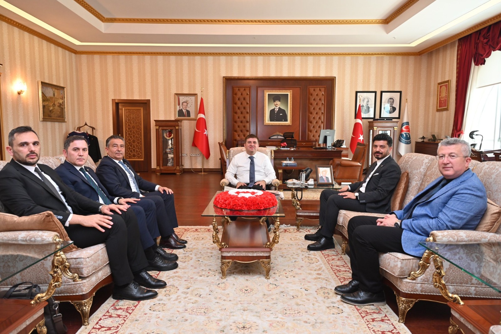 MEB Hayat Boyu Öğrenme Genel Müdürü Dr. Emre Topoğlu’ndan Vali Sarıibrahim’e Ziyaret