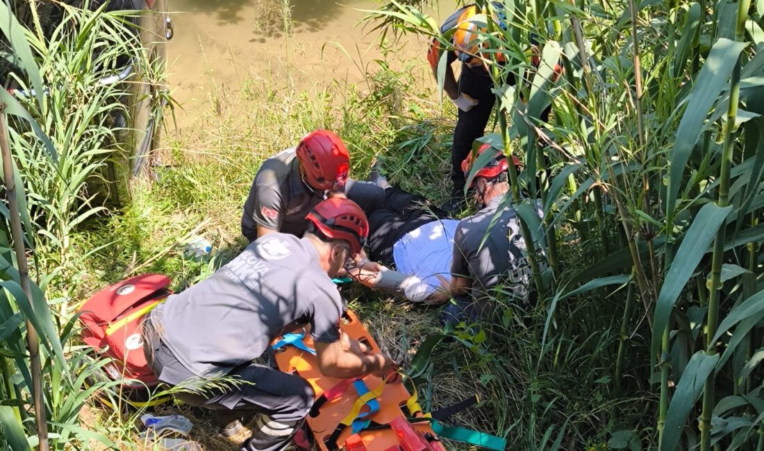 Yalova’da Dereye Uçan Sürücü İçin Ekipler Seferber Oldu YALOVA / TEKHA Kirazlı