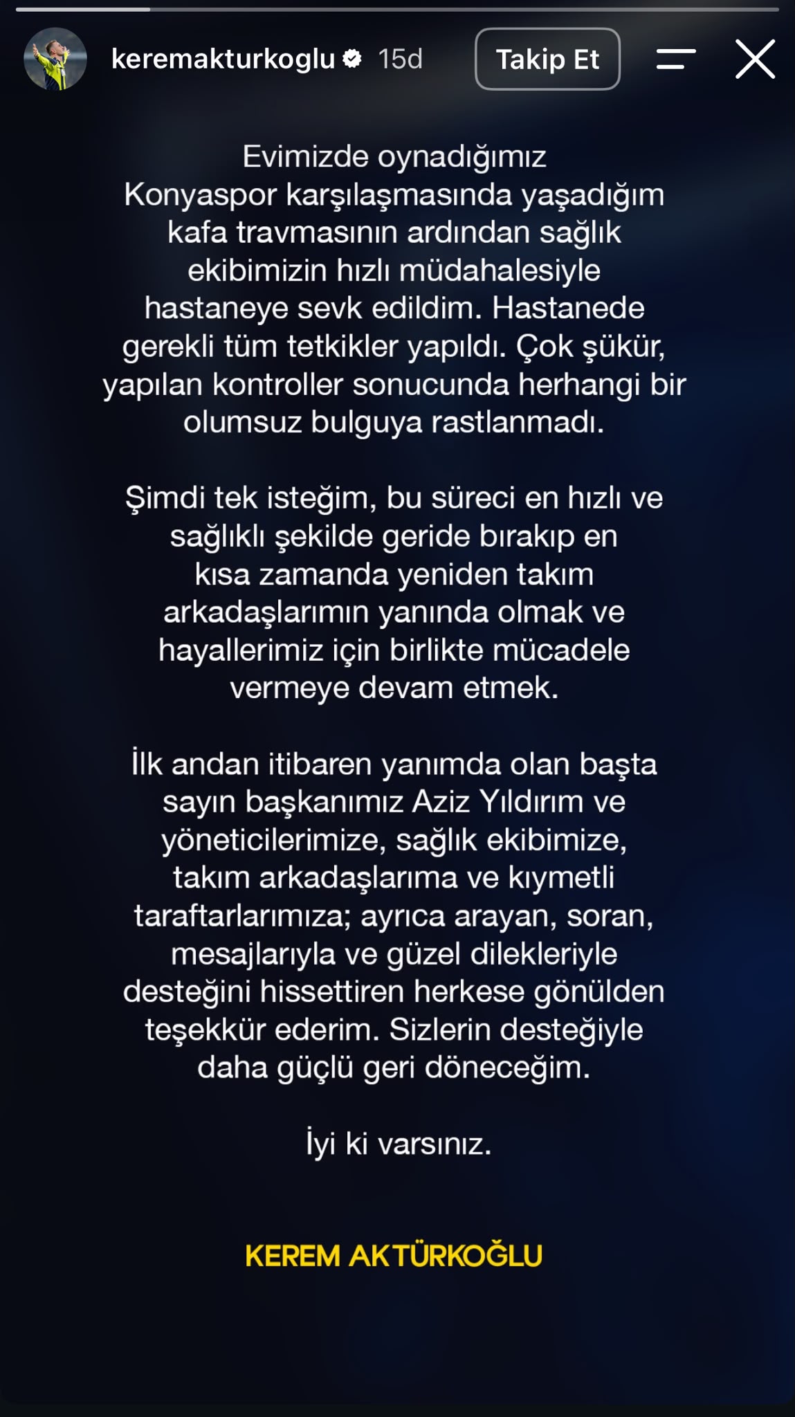 İSTANBUL / TEKHA Fenerbahçe’nin milli