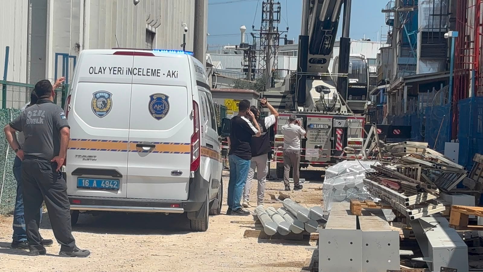 Bursa’da Şantiyede Elektrik Akımına Kapılan Mühendis Ağır Yaralandı
