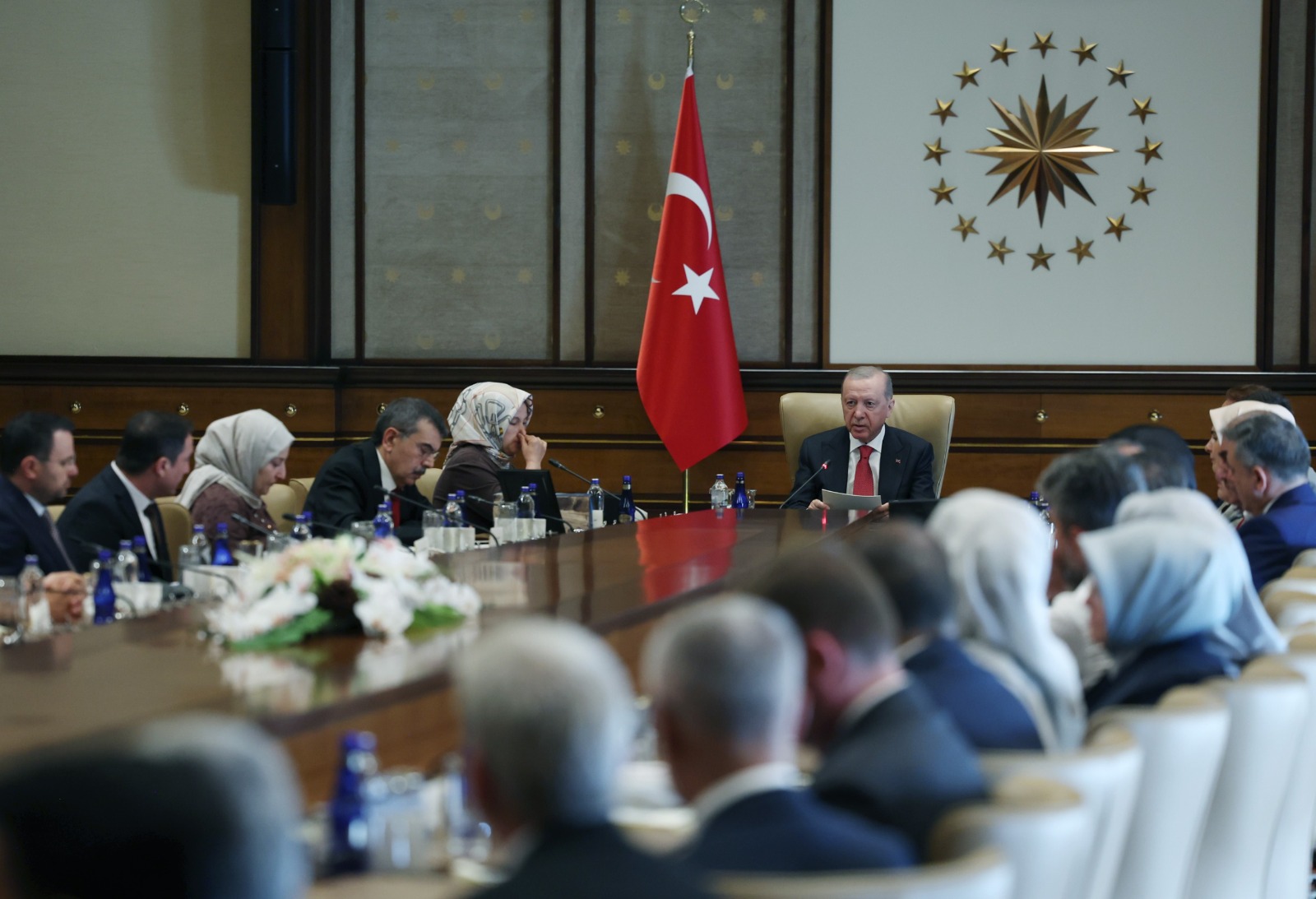 Cumhurbaşkanı Erdoğan, Kahramanmaraş’taki Okul Saldırısında Hayatını Kaybedenlerin Ailelerini Kabul Etti ANKARA / TEKHA Cumhurbaşkanı