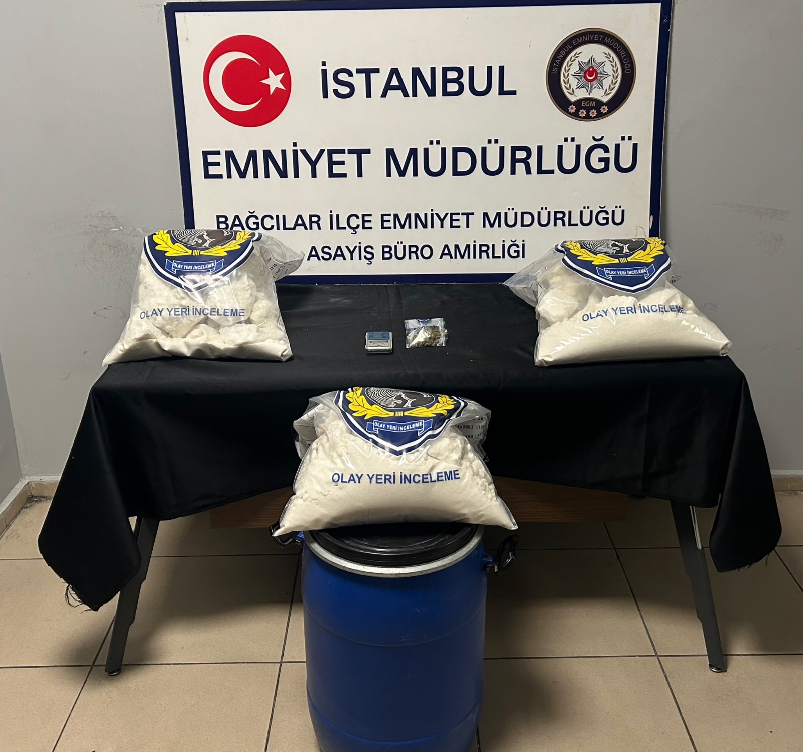 Bağcılar’da Uyuşturucu Operasyonu: 23 Kilo Ham Madde Ele Geçirildi