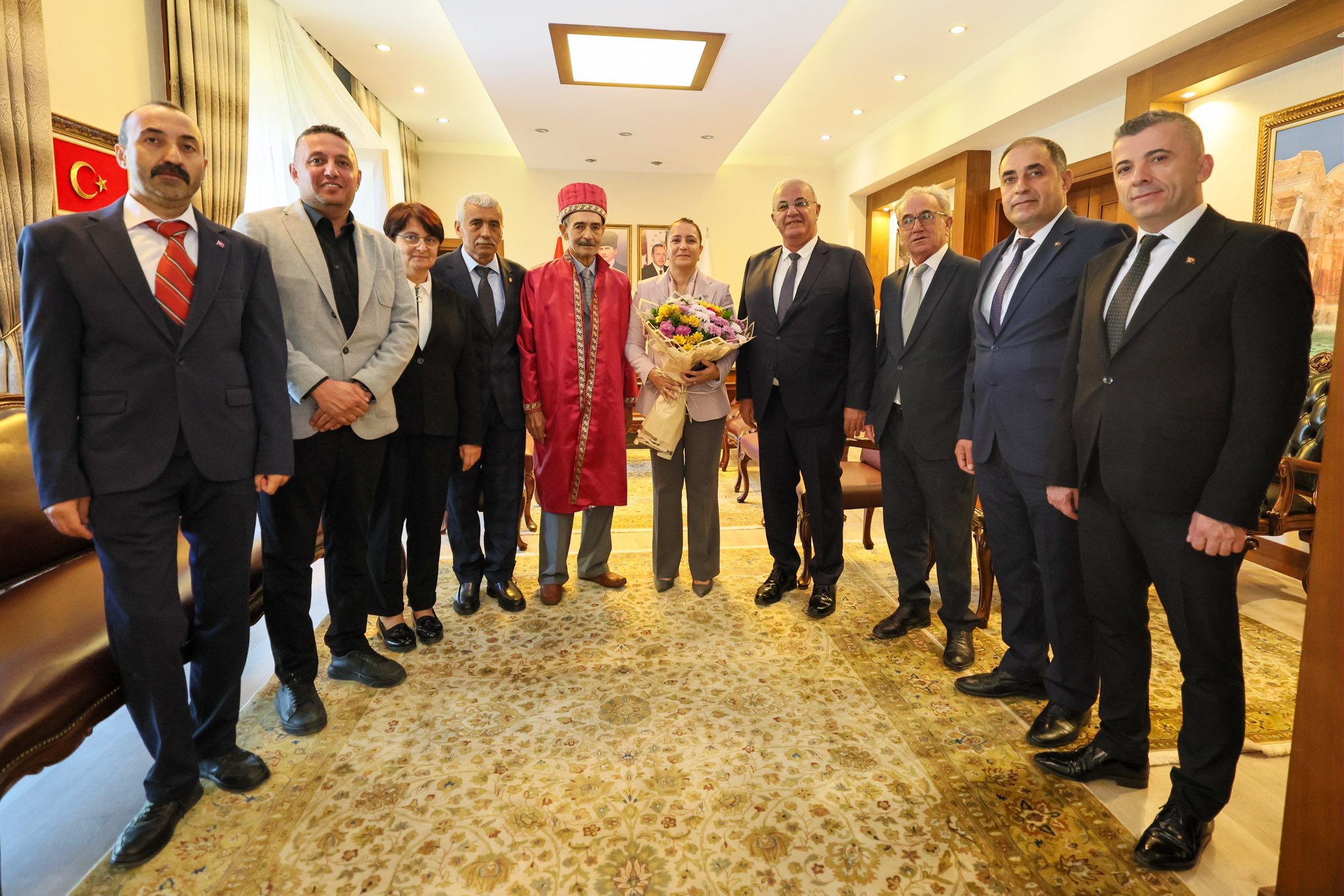 Burdur Valisi Bilgihan Esnaf Temsilcilerini Kabul Etti