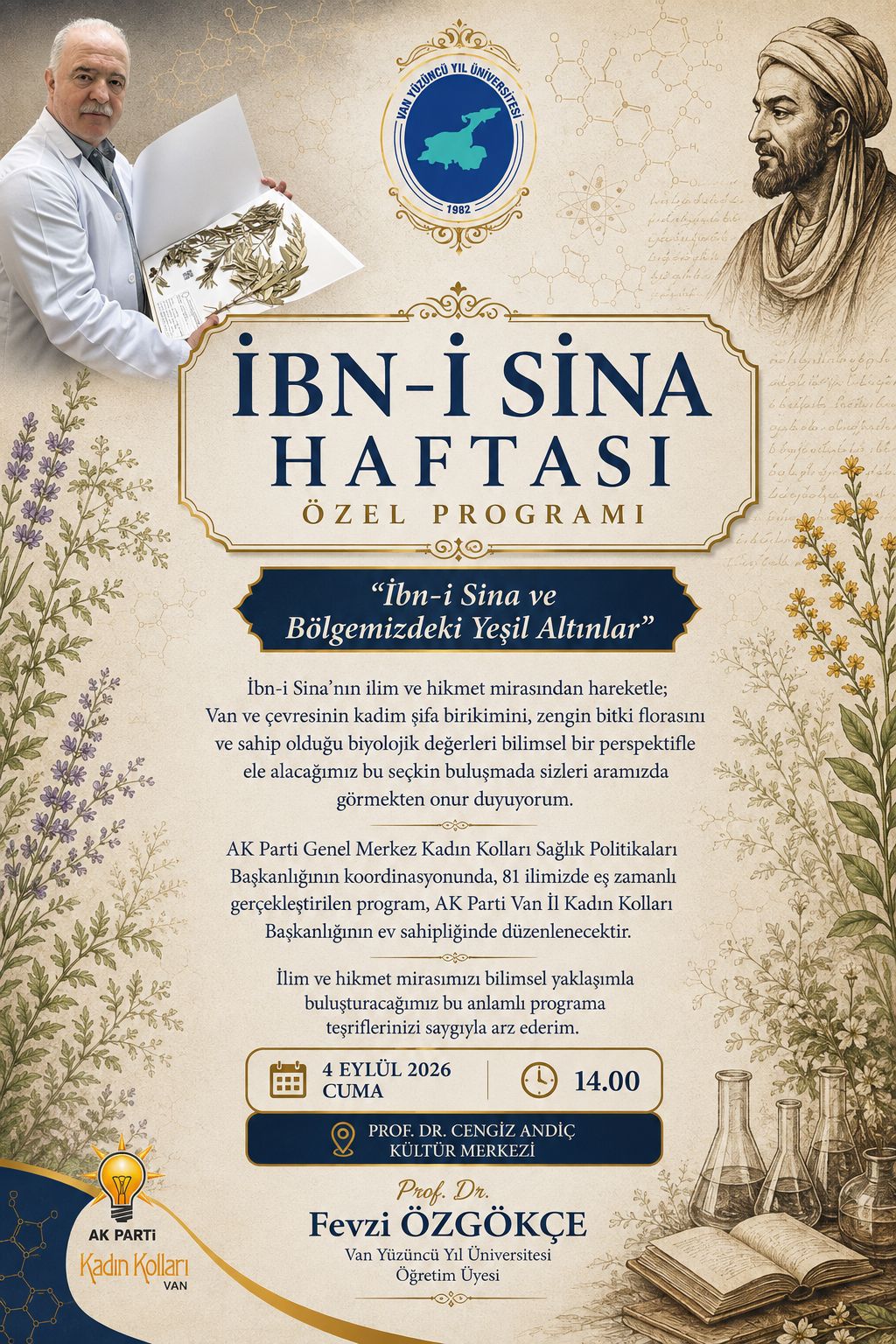 Van’da İbn-i Sina’nın bilim ve