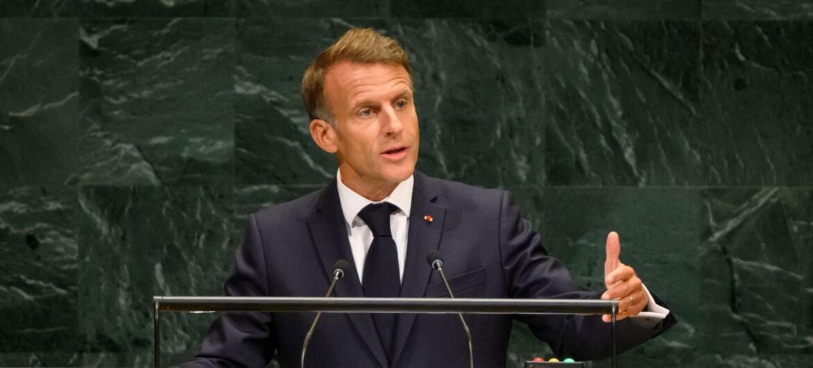 Fransa Cumhurbaşkanı Macron’dan BM Kürsüsünde Gazze Çıkışı