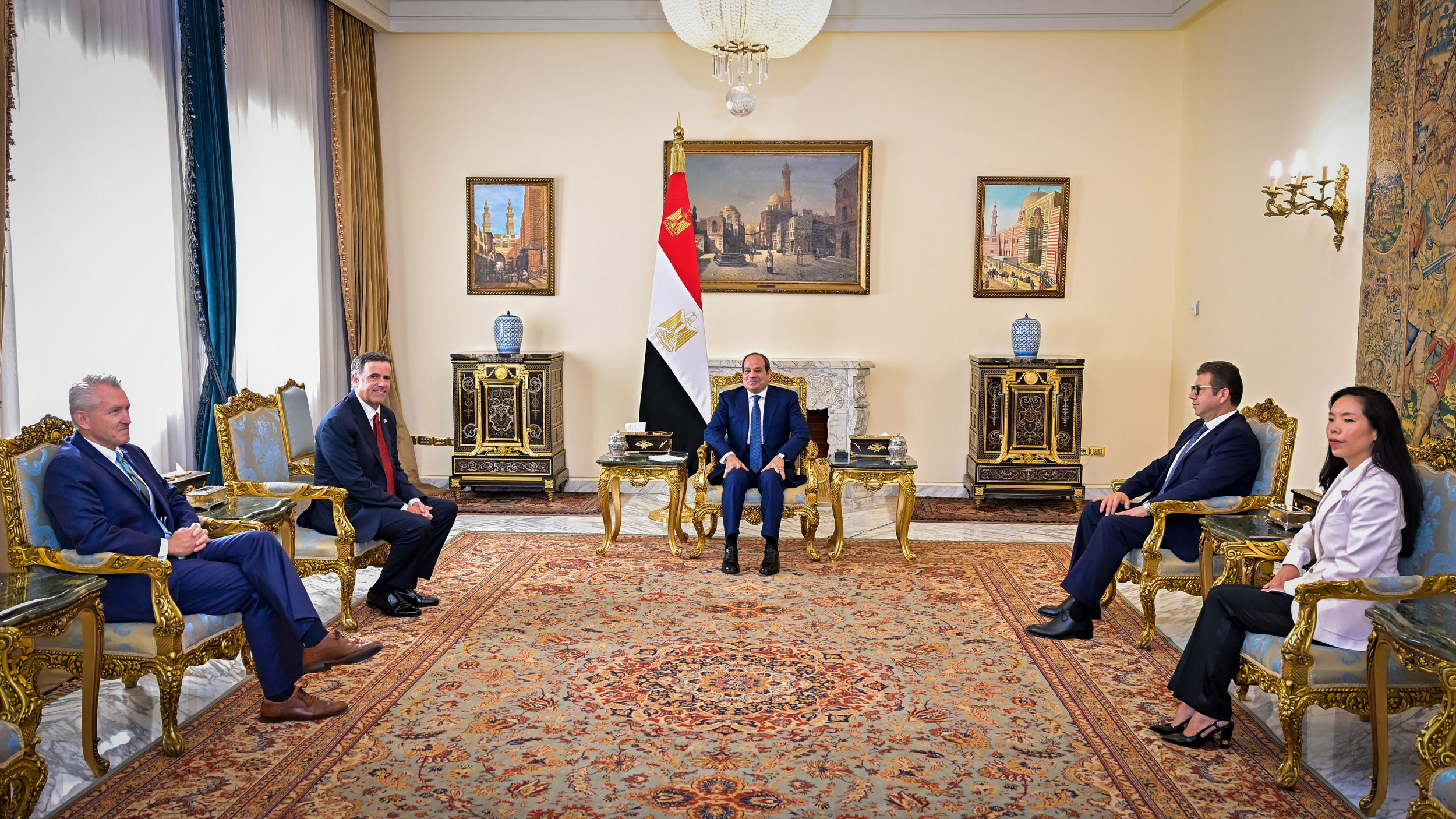 Sisi İle CIA Direktörü Ratcliffe Kahire’de Görüştü