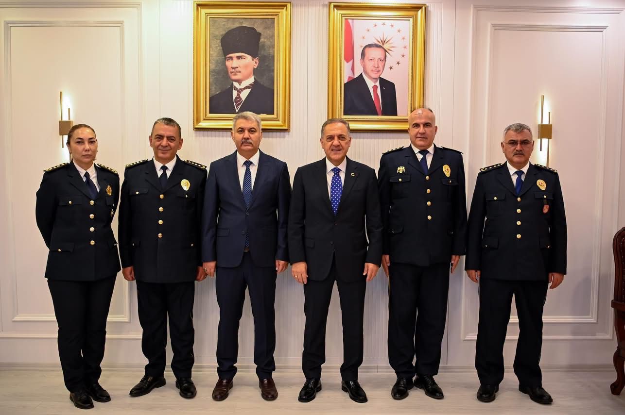 Yalova Valisi Usta, 1. Sınıf Emniyet Müdürlüğüne Terfi Eden Emniyet Müdürlerini Kabul Etti