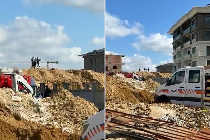&nbsp; Başakşehir’de inşaat sırasında istinat