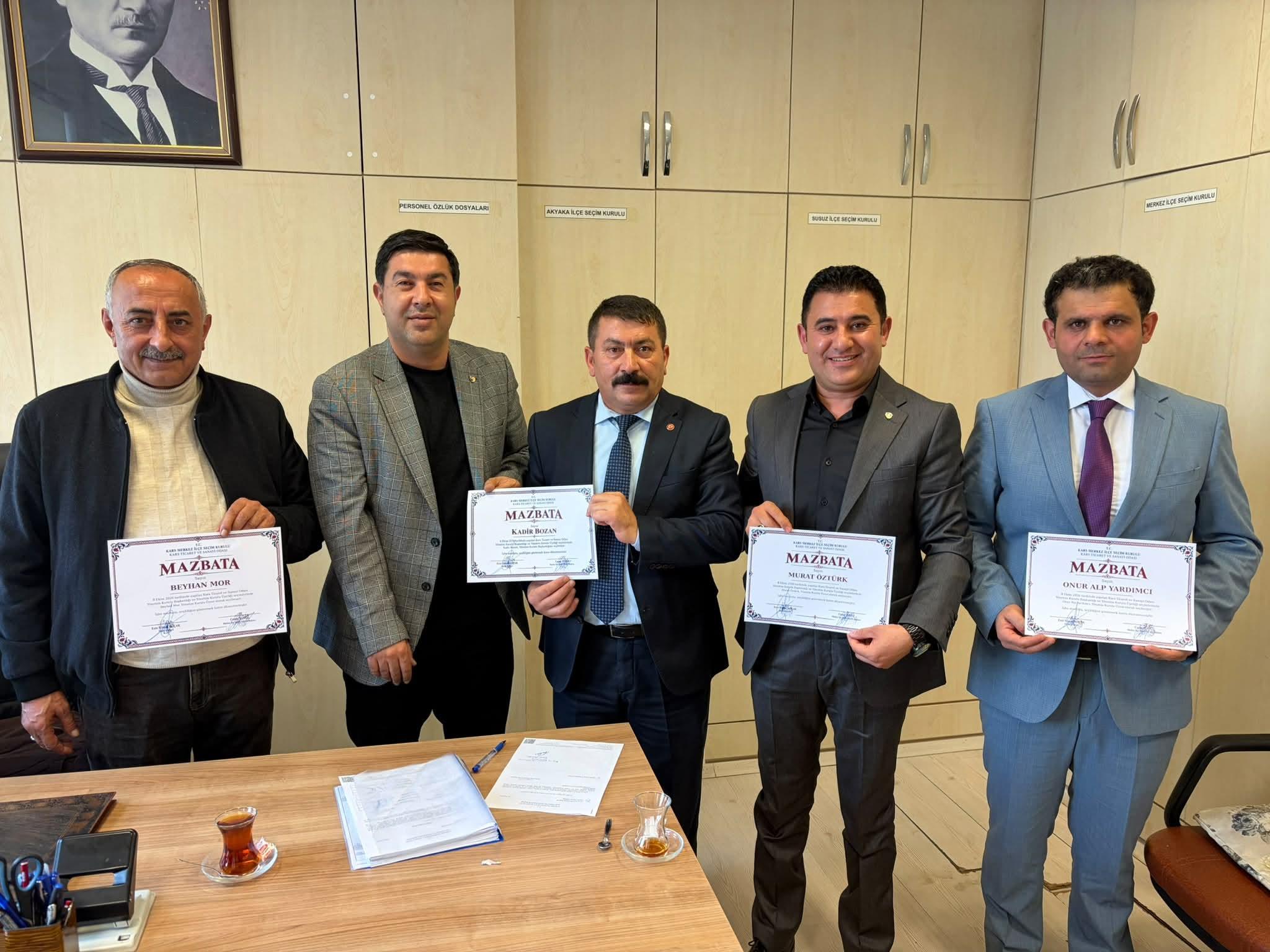 KTSO Başkanı Kadir Bozan Mazbatasını Teslim Aldı