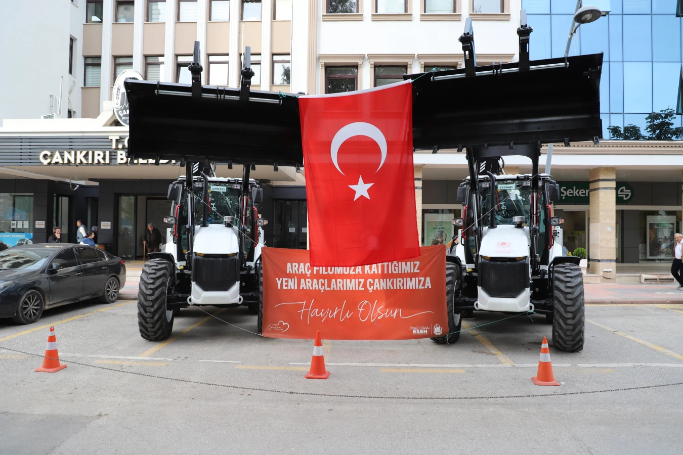 ÇANKIRI / TEKHA Çankırı Belediyesi, hizmet araçları filosuna iki yeni