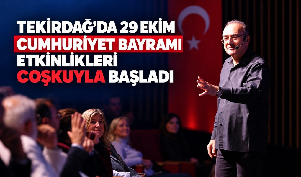 TEKİRDAĞ / TEKHA Tekirdağ Büyükşehir Belediyesi, Cumhuriyet’in 103’üncü yılı etkinliklerini
