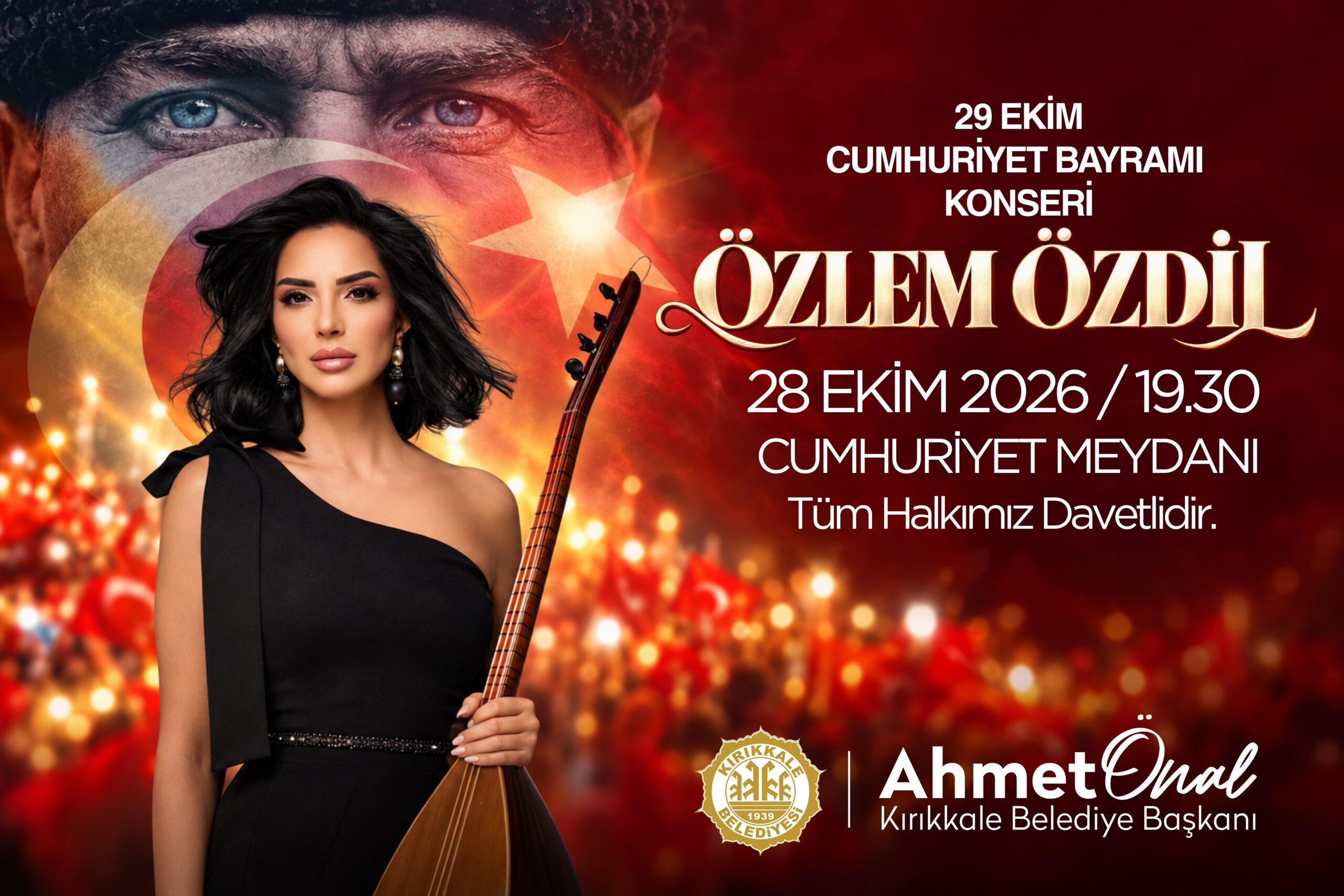 KIRIKKALE / TEKHA Kırıkkale Belediyesi, Cumhuriyet’in 103’üncü yıl dönümü dolayısıyla