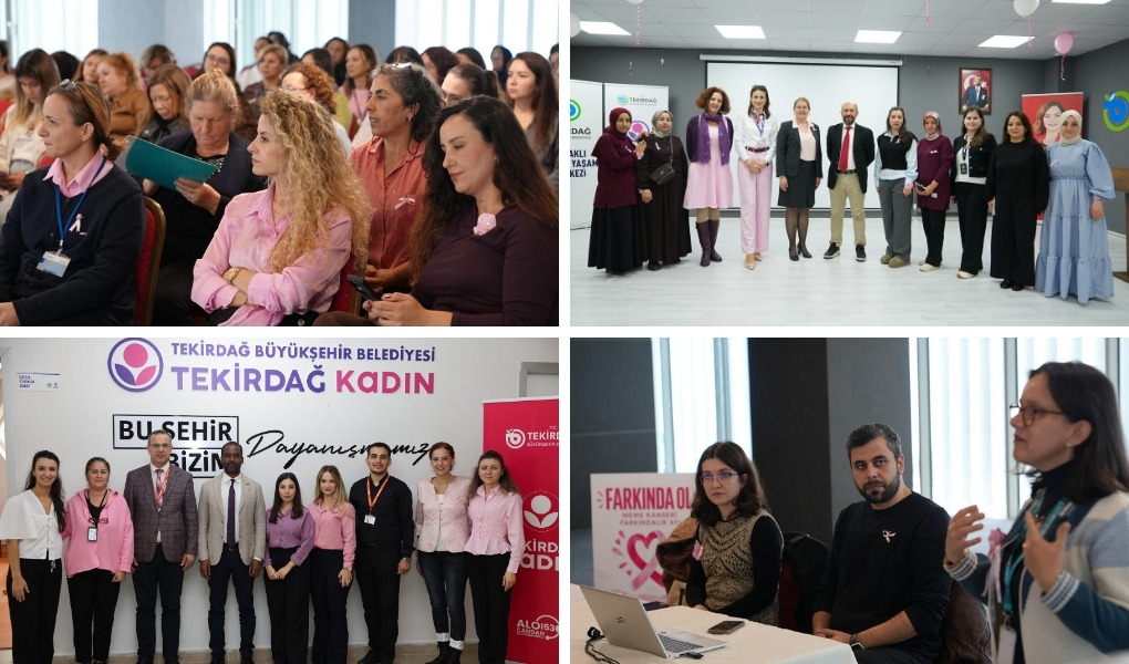 TEKİRDAĞ / TEKHA Tekirdağ Büyükşehir Belediyesi, Meme Kanseri Farkındalık Ayı
