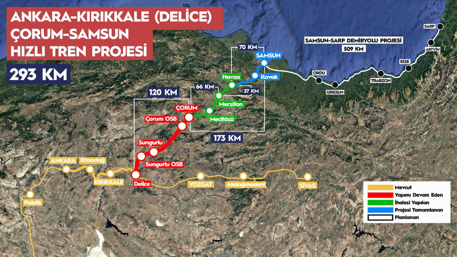 Bakan Uraloğlu: Ankara İle Samsun Arası 2,5 Saate İnecek