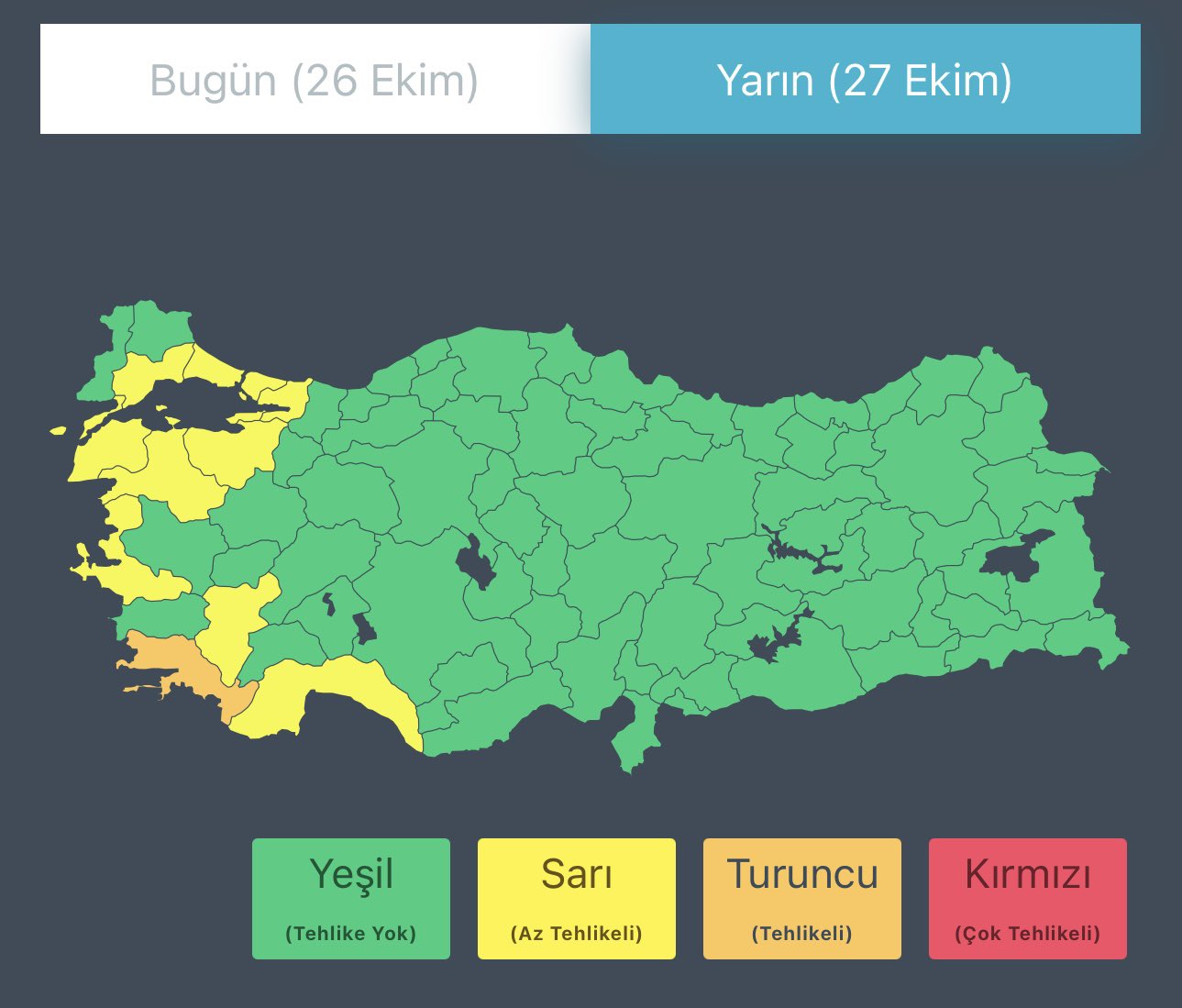 Bakanlıktan Sağanak ve Sel Uyarısı: Birçok İlde Turuncu ve Sarı Alarm