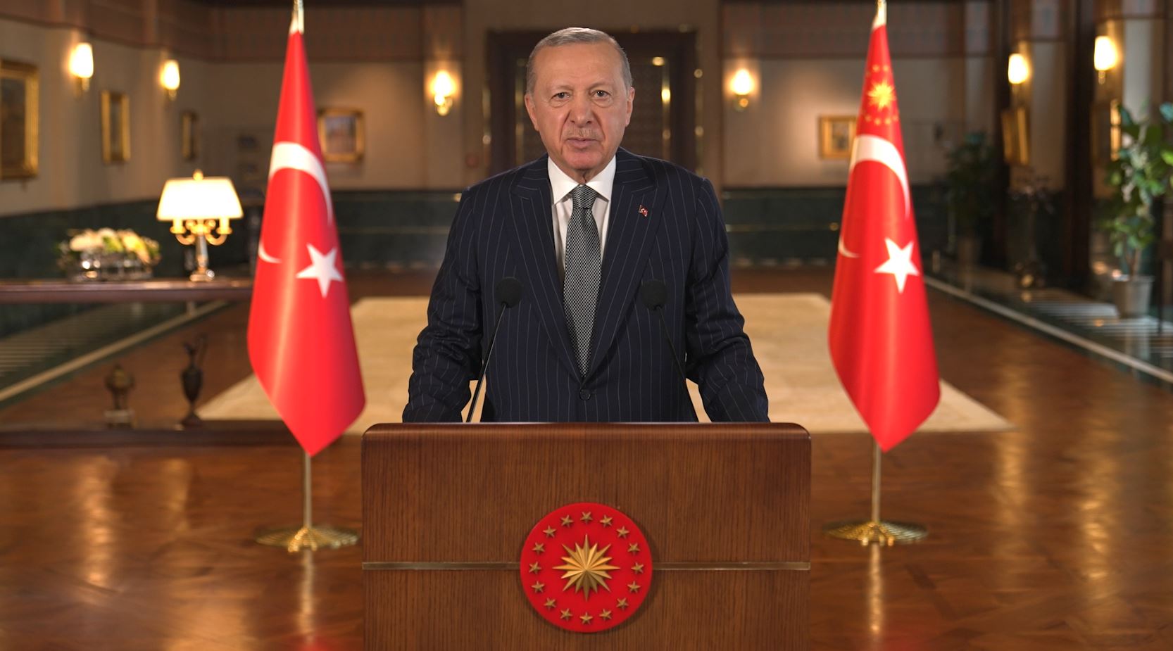 ANKARA / TEKHA Cumhurbaşkanı Erdoğan, Cumhuriyetin kuruluşunun 103’üncü yıl dönümü