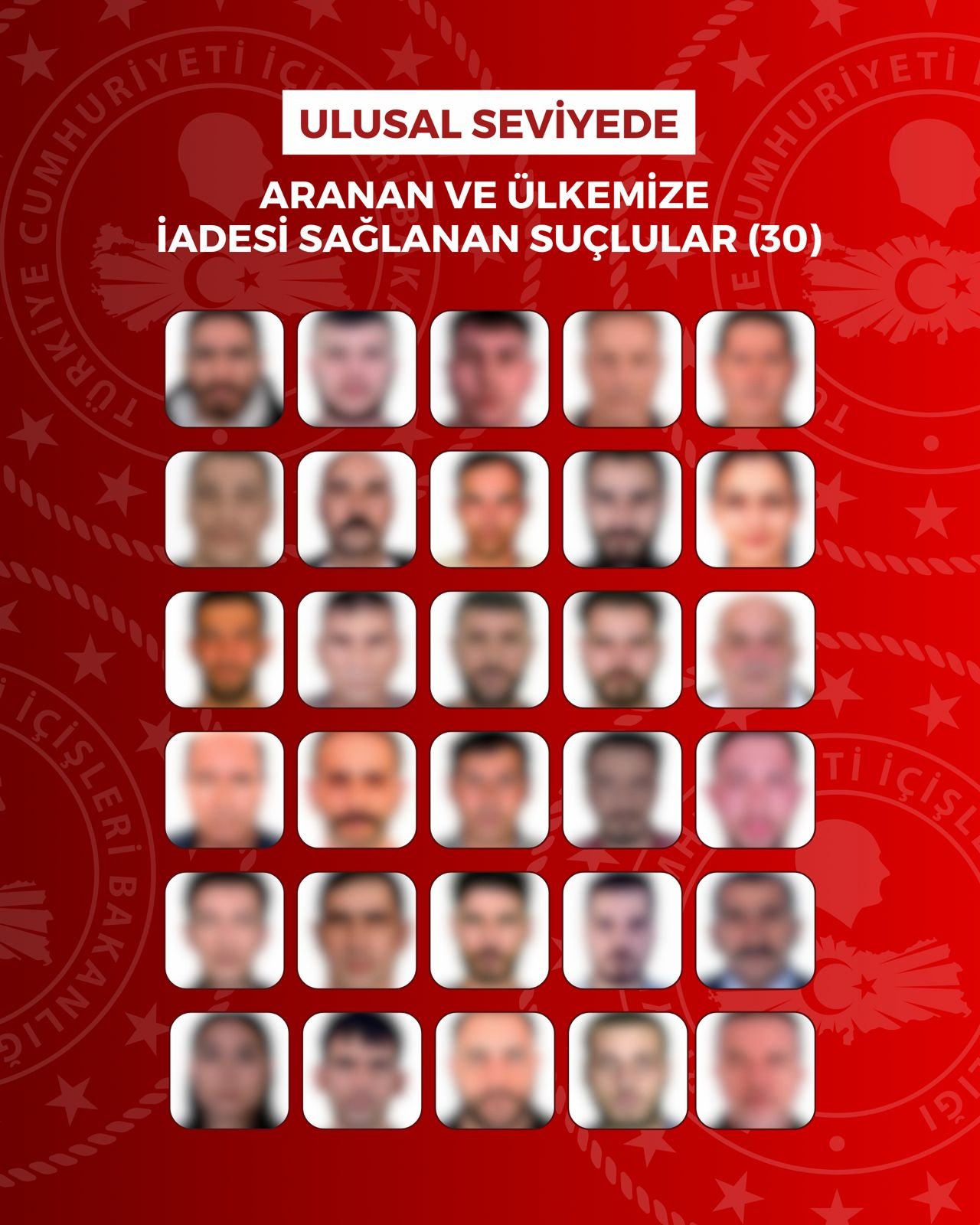 Kırmızı Bülten Ve Ulusal Seviyede Aranan 63 Suçlu Türkiye’ye İade Edildi