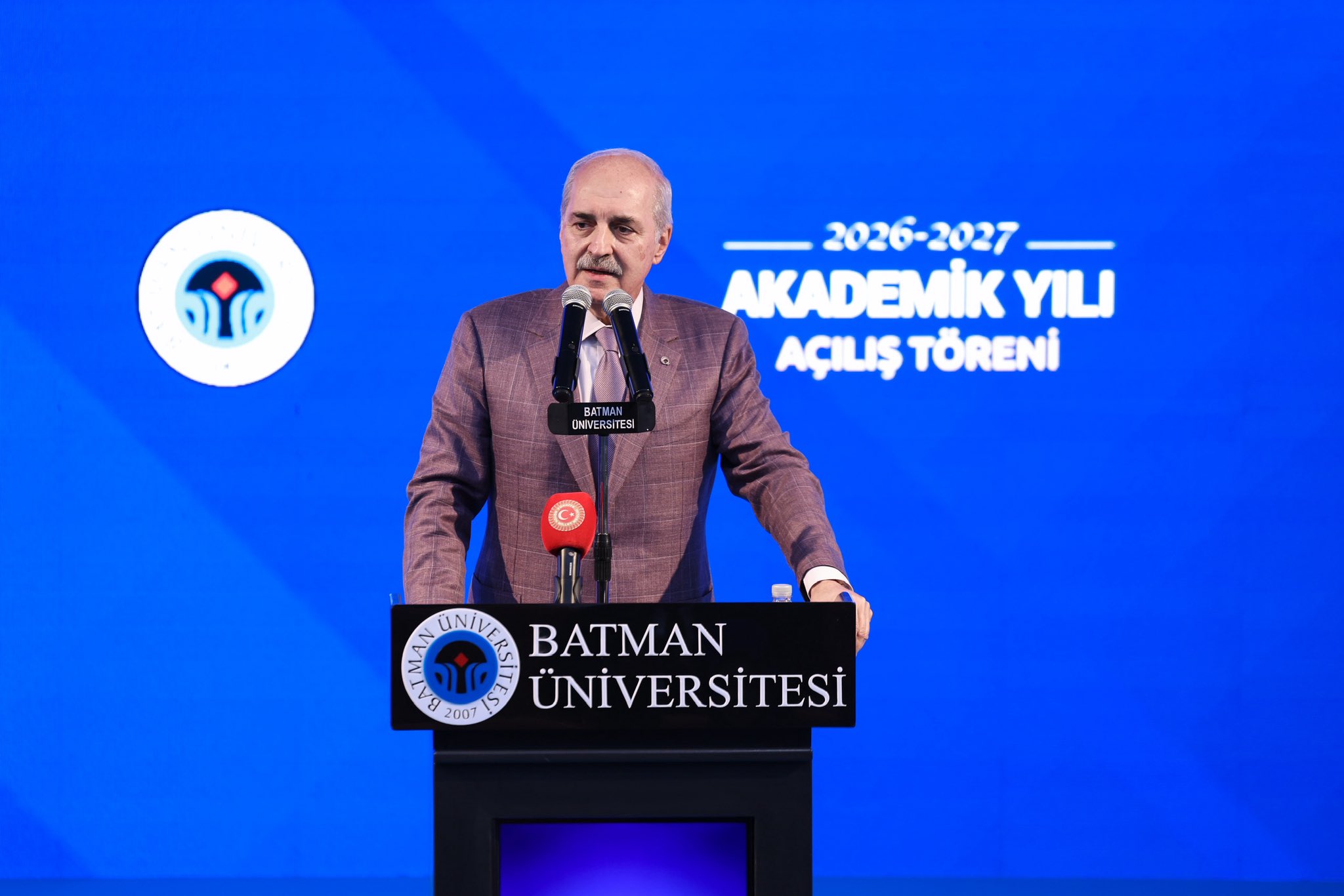 BATMAN / TEKHA TBMM Başkanı Numan Kurtulmuş, Batman Üniversitesi Merkez